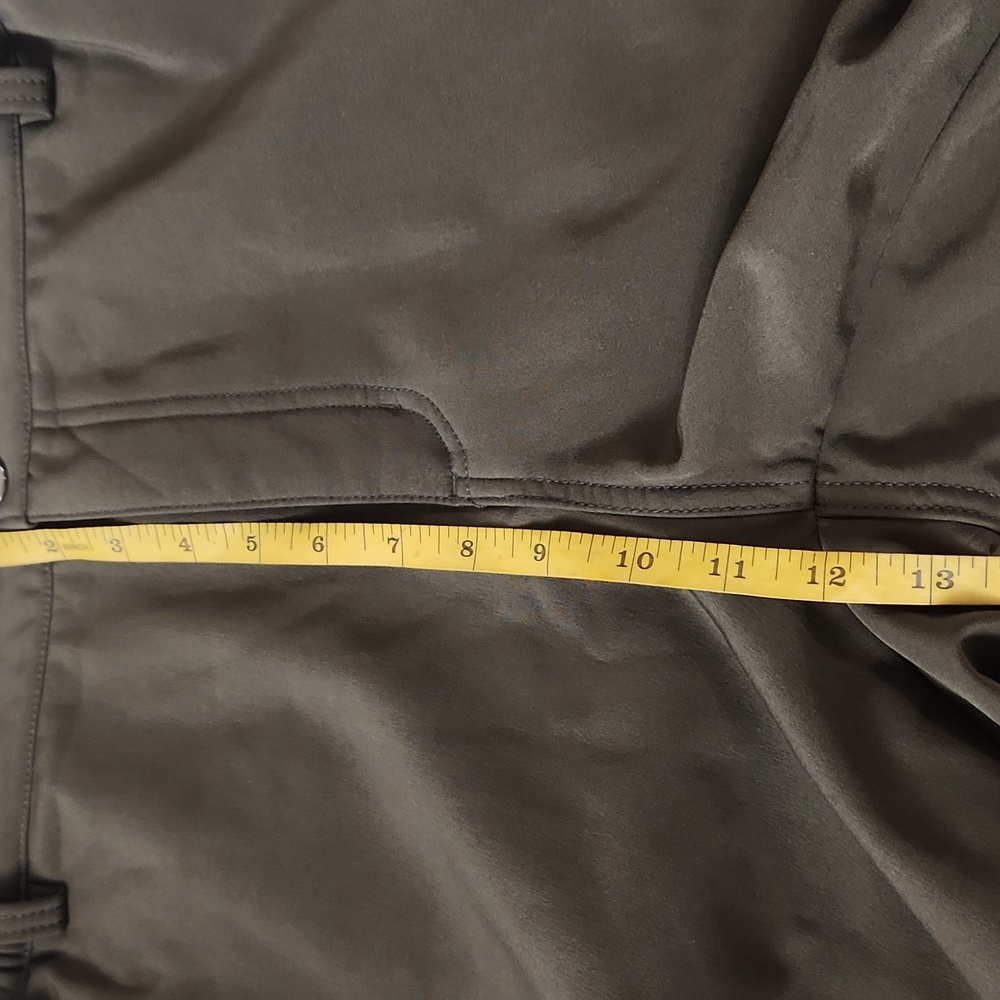 Nonwe Men's Warm Windproof Zipper Pockets Snow Pants Fleece Mountain Sz XL Olive - Picture 10 of 12